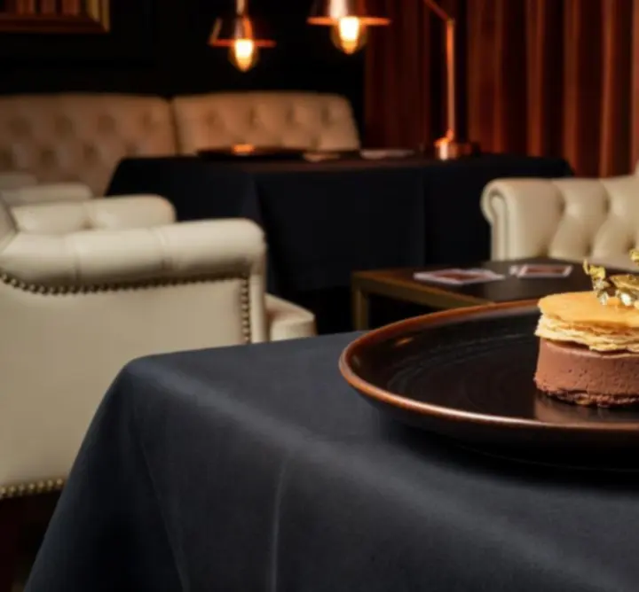 Wykwintny deser serwowany w restauracji-lounge W Polsce Events