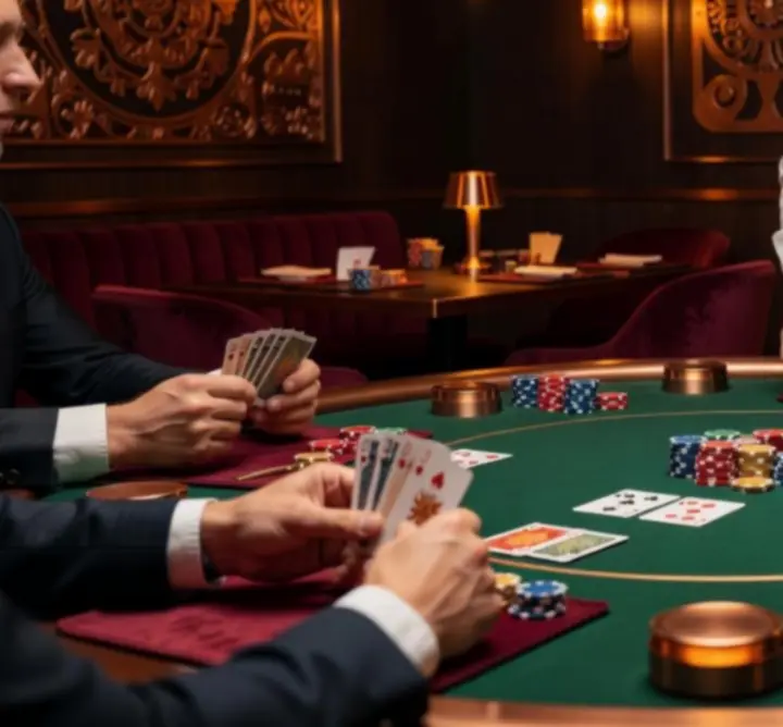 Tematyczny wieczór pokerowy w nastrojowym lounge